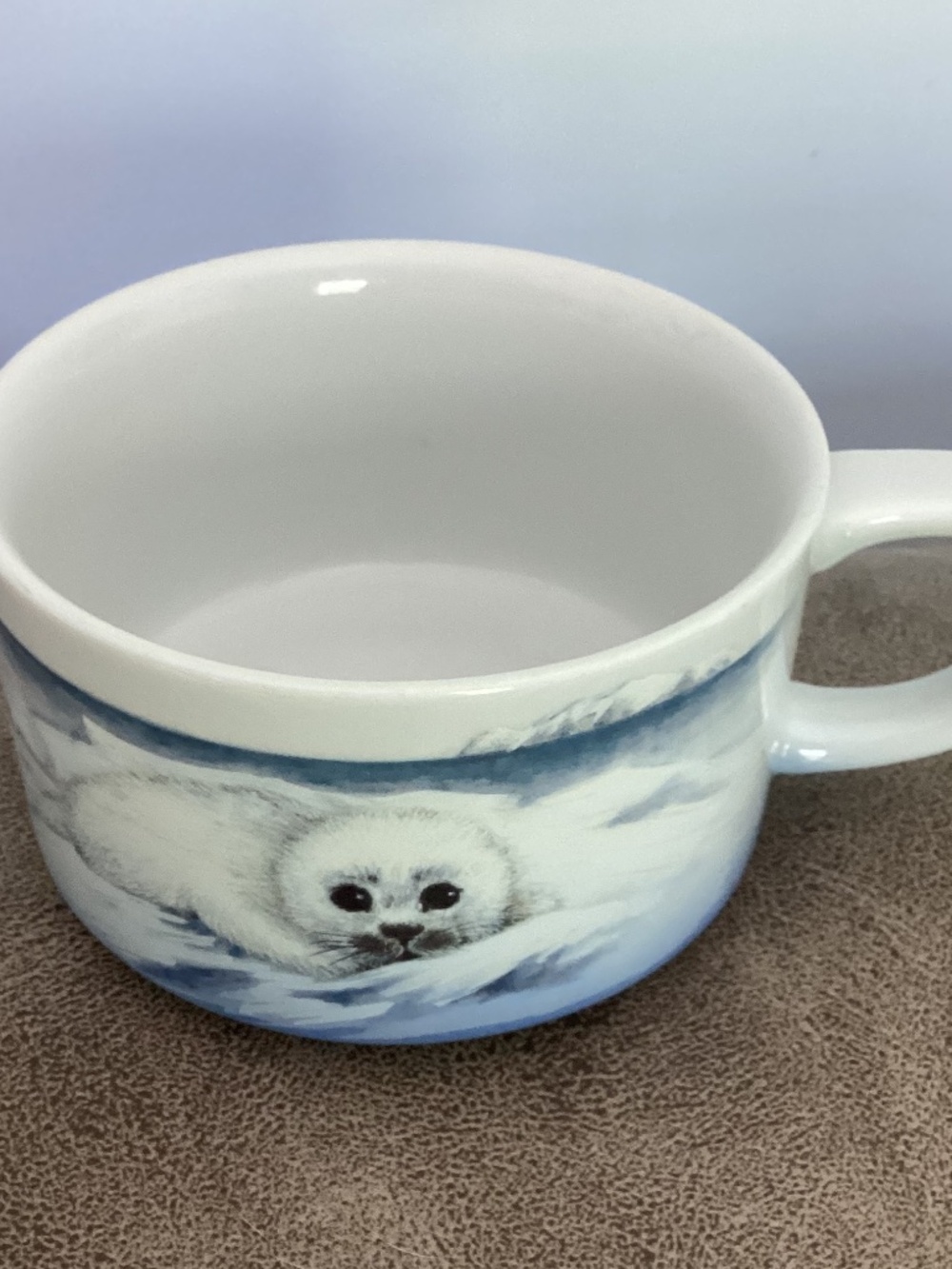 Otagiri stoneware seal soup mug Japan - Picture 5 of 7